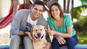 Couple With Dog