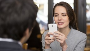 Cell Phone At Dinner
