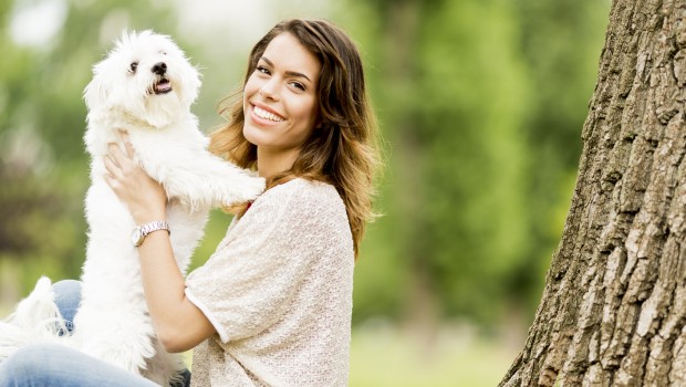 Date Girl With Dog